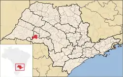 Location in São Paulo  state