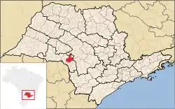 Location in São Paulo state