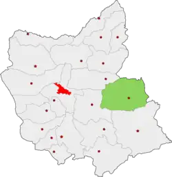 Location of Sarab County in&nbsp;East&nbsp;Azerbaijan&nbsp;province