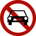 No cars