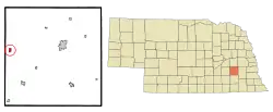 Location of Utica, Nebraska