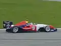 Atlético car on track at Silverstone (2010)