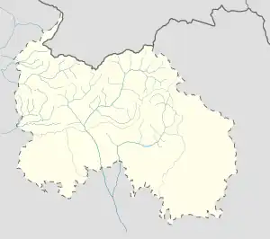 Vaneli is located in South Ossetia