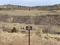 Columbine trail marker