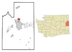 Location of Fairwood, Washington