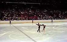 Stacey Smith and John Summers perform during the ice dancing free dance at the 1980 Lake Placid Olympics.