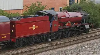 No. 5972 departing from Tyseley in July 2009.