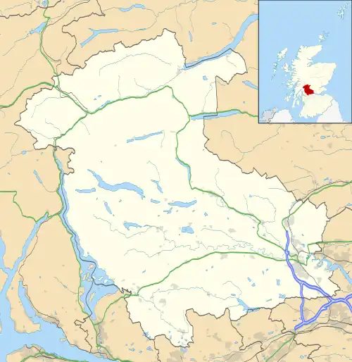 Blanefield is located in Stirling