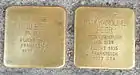 Stolpersteine für Lucy Karoline und Otto Beer