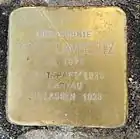 Stolperstein für Adolf Lambertz