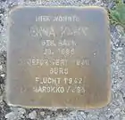 Stolperstein für Erna Kahn