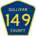 County Route 149 marker