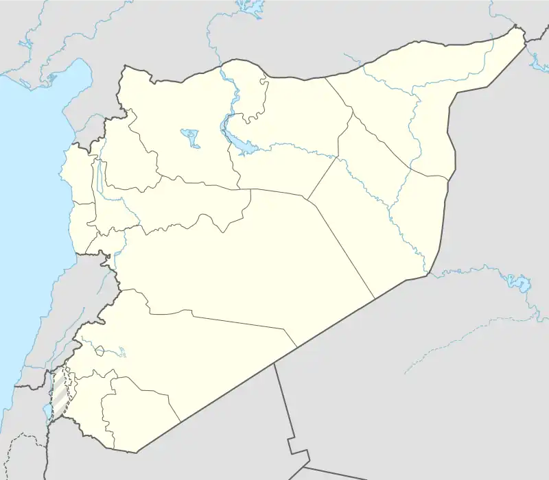Palmyra is located in Syria