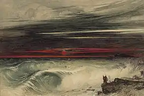 The Destruction of Pharaoh’s Host (1836). Pencil, watercolour with gum arabic, 58.4 x 85.7 cm. J. Paul Getty Museum, Los Angeles