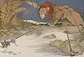 The Lion and the Mouse, illustrated by Milo Winter in The Æsop for Children, 1919 Aesop anthology