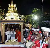 Guanyin shrine at the entrance to the main temple hall
