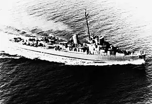 Destroyer Escort USS Swearer (DE-186)