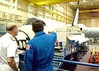 Shuttle simulator in Building 9 in 2006