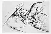 Sketch for Dynamism of a Cyclist, 1913