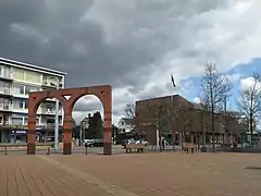 Velp, view to a street (de Hoofdstraat)