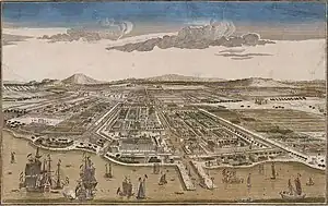 Image 62Image of Batavia, capital of the Dutch East Indies in what is now North Jakarta, circa 1780 (from History of Jakarta)