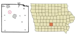 Location of Spring Hill, Iowa