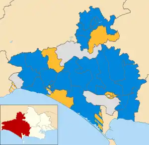 2007 results map
