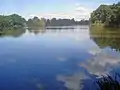 Lake behind Willesley Hall