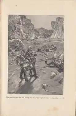 The tune settled into full swing and the boys kept shoulder to shoulder.