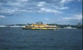 in her 1930s yellow and green colour scheme, September 1962