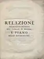 Relazione dello stato presente del canale di Muzza, n.d.